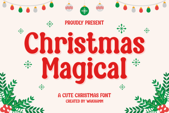 Christmas Magical Font: A Professional Holiday Branding Tool