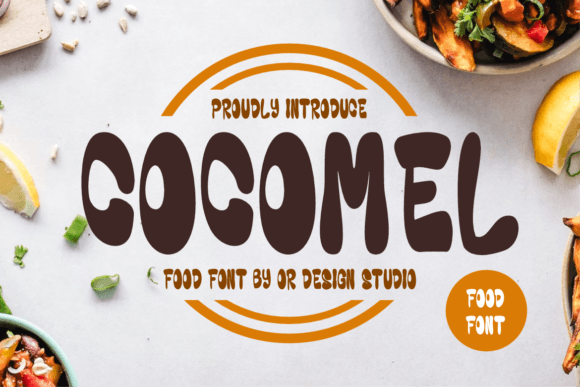 Cocomel: A Bold, Handwritten Display Font for Authentic Brands