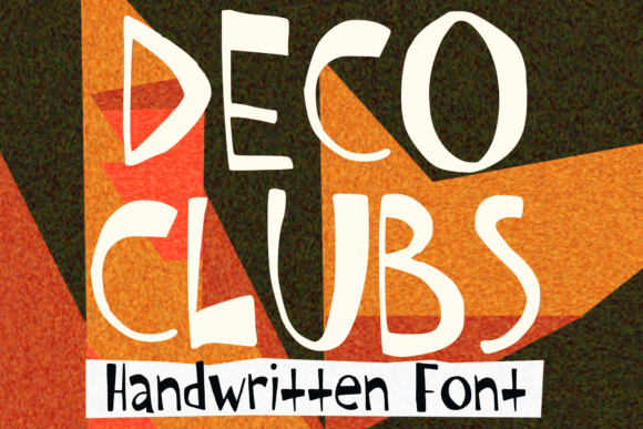 Deco Clubs: An Art Deco Display Font for Modern Branding