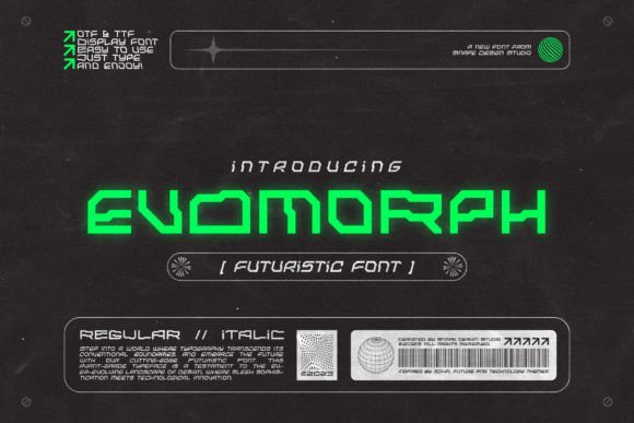 Evomorph Font: How a Futuristic Typeface Built My Small Business Brand