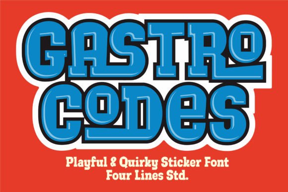 Gastro Codes: A Bold Font for Editorial Confidence