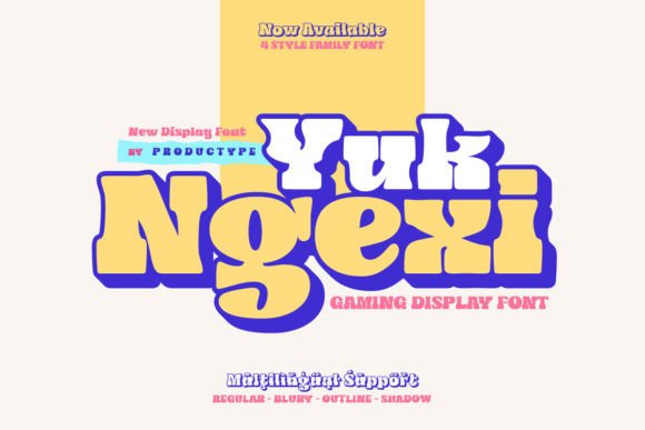 How Yuk Ngexi Font Became My Go‑To Bold Display Typeface