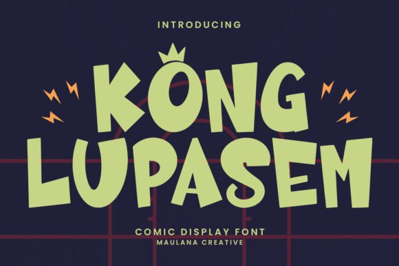 Kong Lupasem: A Cute Font for Editorial Playfulness