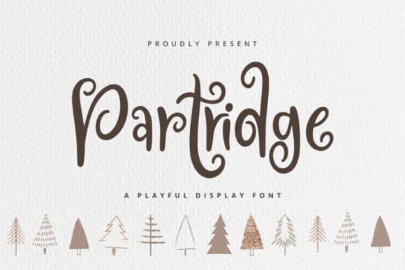Partridge: A Playful Display Font for Friendly Branding