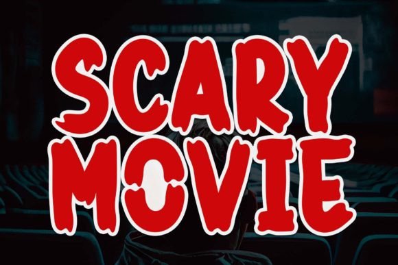 Scary Movie Font: A Quirky Display Typeface for Campaigns
