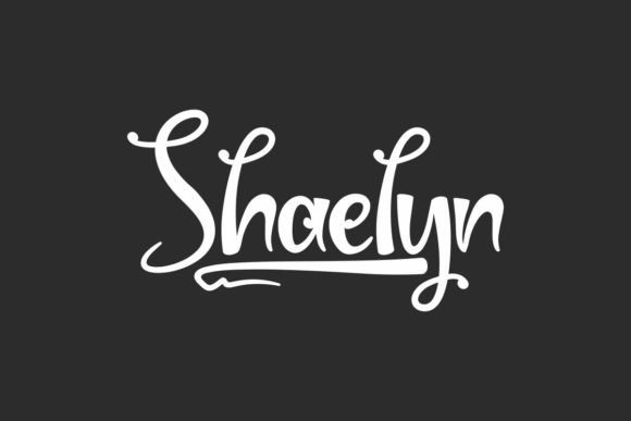 Shaelyn Font: A Handwritten Display Font for Crafters & Sellers