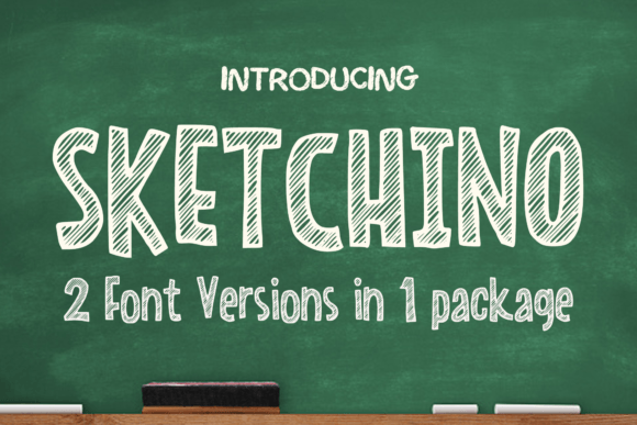 Sketchino: The Hand Drawn Font for Creative Makers