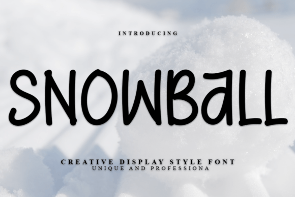 Snowball Font: Editorial Design and Brand Personality