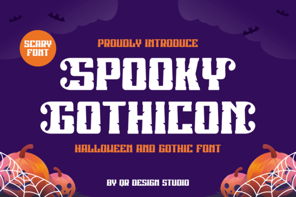 Spooky Gothicon: A Quirky and Sweet Display Font for Business Branding
