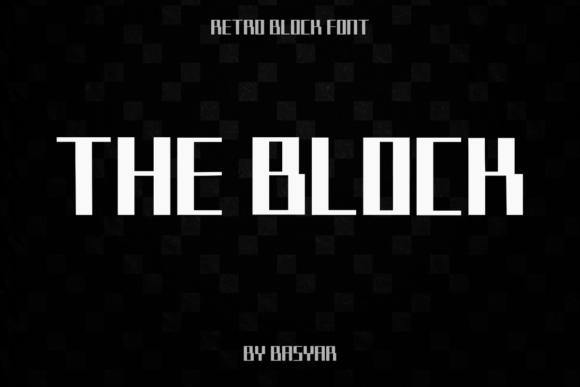 The Block Font: A Classic Retro Display Typeface for Marketers