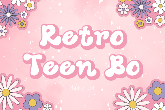 The Retro Teen Bo Font for Digital Design Projects