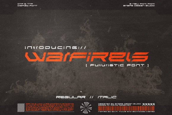 The Warfirels Font for a Futuristic and Dynamic Brand Identity