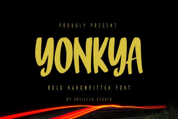 The Yonkya Font for Distinctive Branding