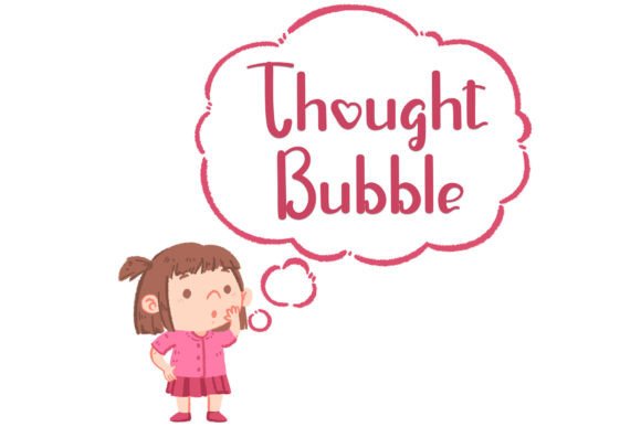 Thought Bubble: A Handwritten Font for Creative Product Design