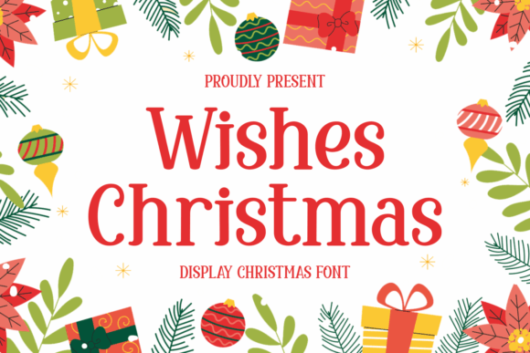 Wishes Christmas: A Jolly Display Font for Editorial Joy